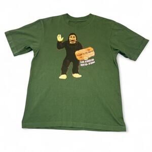 NEW Camp Flognaw 2024 Tyler The Creator Green Graphic Lineup T-Shirt — SMALL